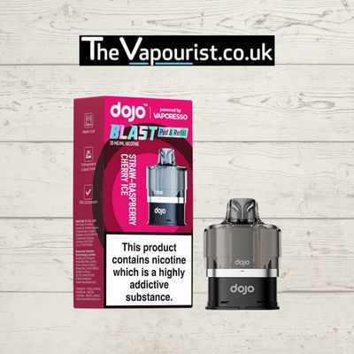 Vaporesso Dojo Blast Straw, Ras, Cherry Ice Pod & Refill