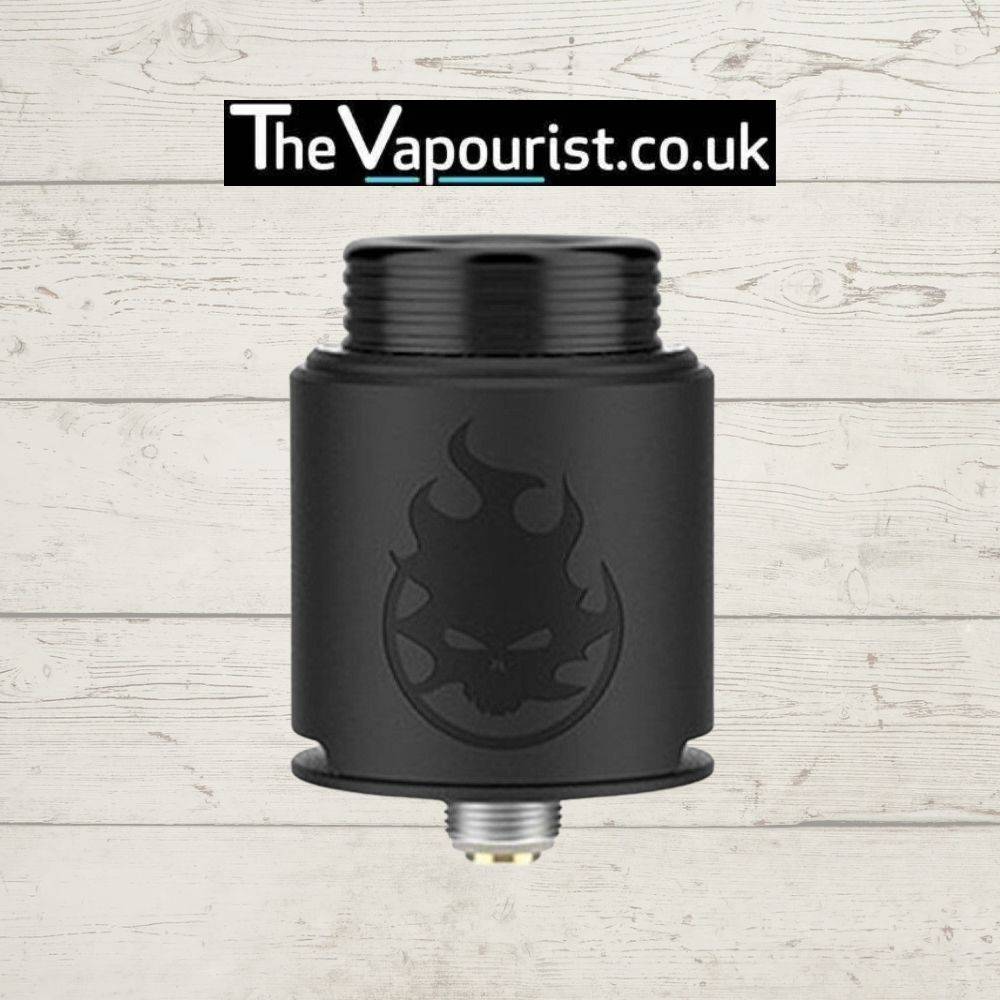 Vandy Vape Phobia RDA - 24mm rebuildable dripping atomiser in matte black, designed for deep flavour and high-performance vaping setups.
