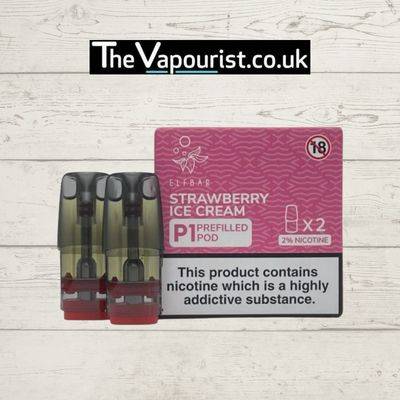 ELFBAR P1 Prefilled Pods Strawberry Icecream