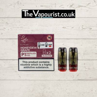 ELFBAR P1 Prefilled Pods Honeydew Grape