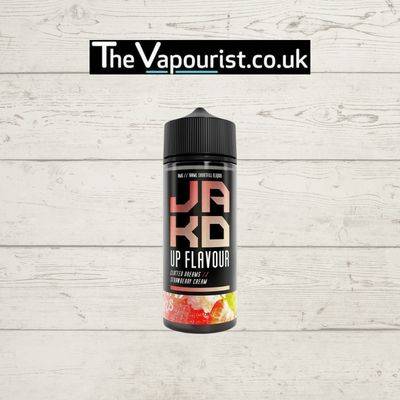 JAK'D Clotted Dreams Strawberry Cream 100ml vape liquid