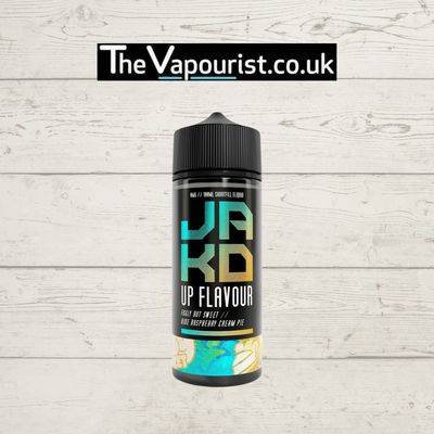 JAK'D Fugly But Sweet Blue Raspberry Cream Pie 100ml vape liquid