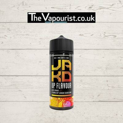 JAK'D Okay Orange Strawberry Banana Bubblegum 100ml vape liquid