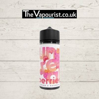 Unreal Berries Rhubarb Raspberry 100ml vape liquid