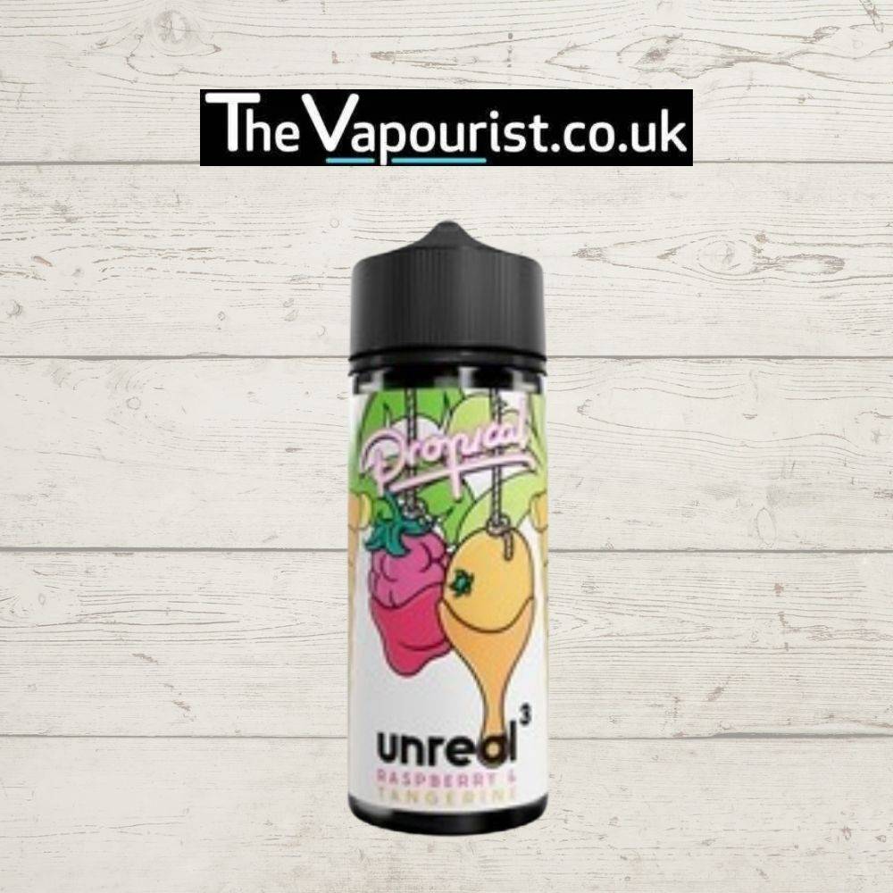 Unreal 3 Raspberry & Tangerine 100ml vape liquid