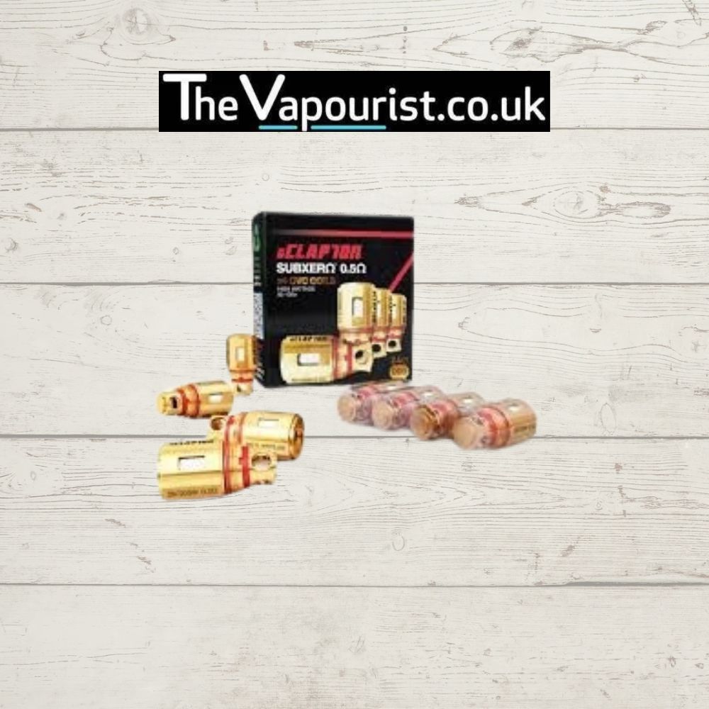 Clapton Subzero 0.5Ω coils for DTL vaping, offering rich flavour and dense vapour, ideal for advanced vaporizers and e-cigarette tanks.