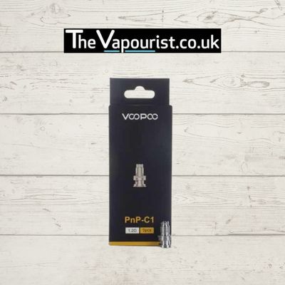 Voopoo PnP-C1 Coil 1.2Ω pack compatible with PNP Pod & Vinci Pod systems. Ideal for MTL vaping with high performance and versatility.