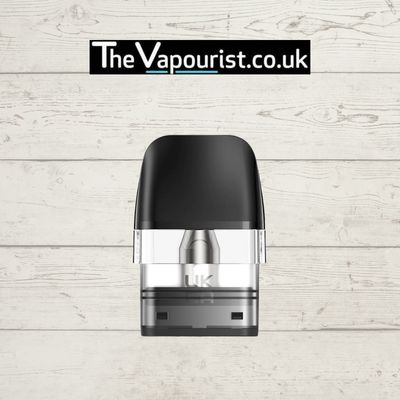 GEEKVAPE Q Pod 3 Pack - Compatible With Sonder Q Kit, shown with clear pod design and black mouthpiece for smooth MTL vaping. Ideal for vaporizer users.