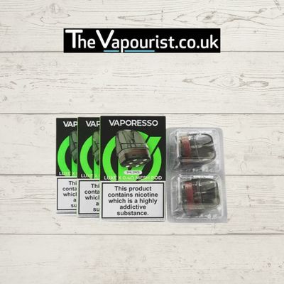 Vaporesso Luxe X Pods 2 Pack for Vaporesso Luxe X Kit, featuring customizable coil options for a tailored vaping experience. Ideal for vape enthusiasts.
