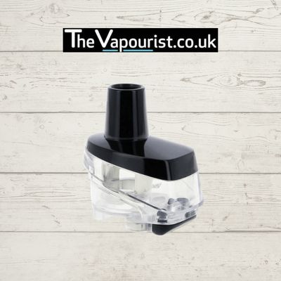 Vaporesso PM80 & SE Pod replacement cartridge with black mouthpiece, compatible with PM80 and PM80 SE kits. Shown in 2ml or 4ml size option.