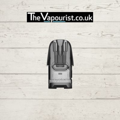 Joyetech Evio C Pod replacement cartridge compatible with Joyetech Evio C pod kit, shown on a white wooden background. Ideal for Evio coils.