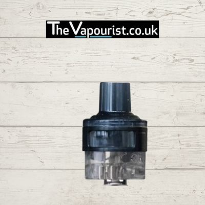 Eleaf Ijust Replacement Pod from 4 Pack shown with clear tank and black mouthpiece, ideal for reliable and convenient vaping with Eleaf Ijust kit.