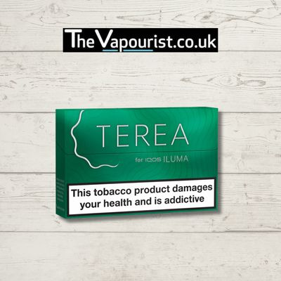 IQOS TEREA Green Mint Sticks for IQOS Iluma, featuring cool mint flavor in a sleek green pack. Ideal for a cleaner, smokeless vaping experience.
