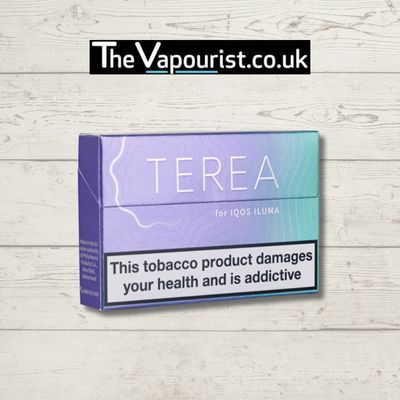 IQOS TEREA Mauve Wave - Berry Menthol Vaping pack with 20 sticks for IQOS Iluma. Smokeless tobacco alternative in purple gradient packaging.