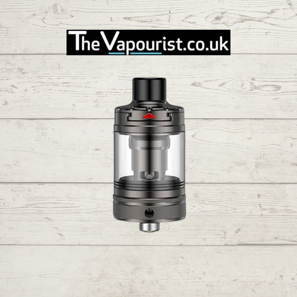 Aspire Nautilus 3 Tank in gunmetal finish, showcasing improved airflow control and enhanced flavour for advanced vaping performance.