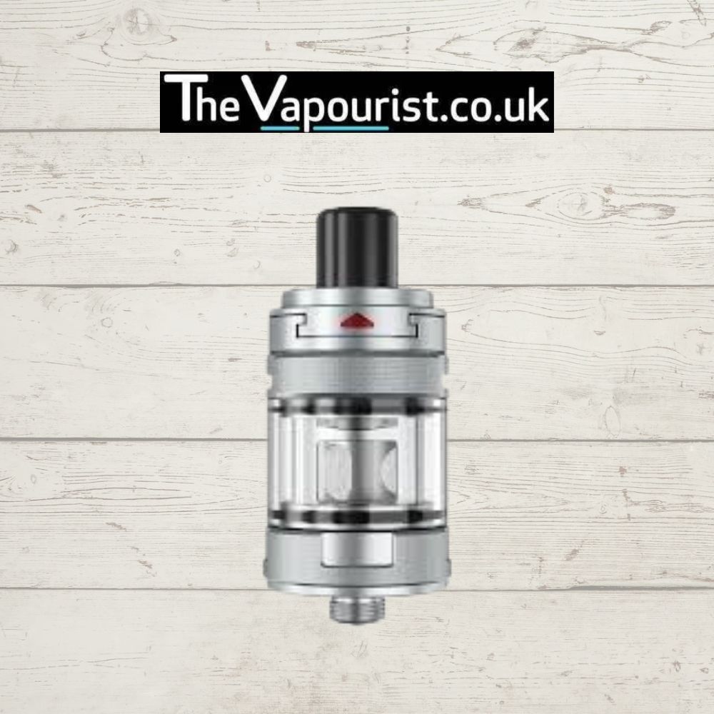 Aspire AF Tank in silver finish with 2ml capacity, compatible with Aspire AF coil range, ideal for flavour-focused vaping.