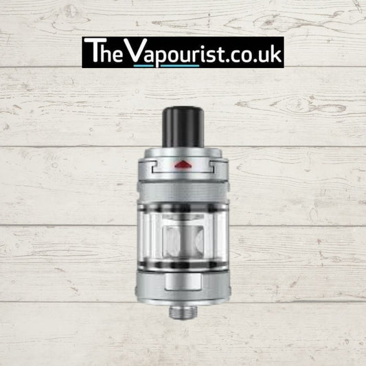 Aspire AF Tank in silver finish with 2ml capacity, compatible with Aspire AF coil range, ideal for flavour-focused vaping.