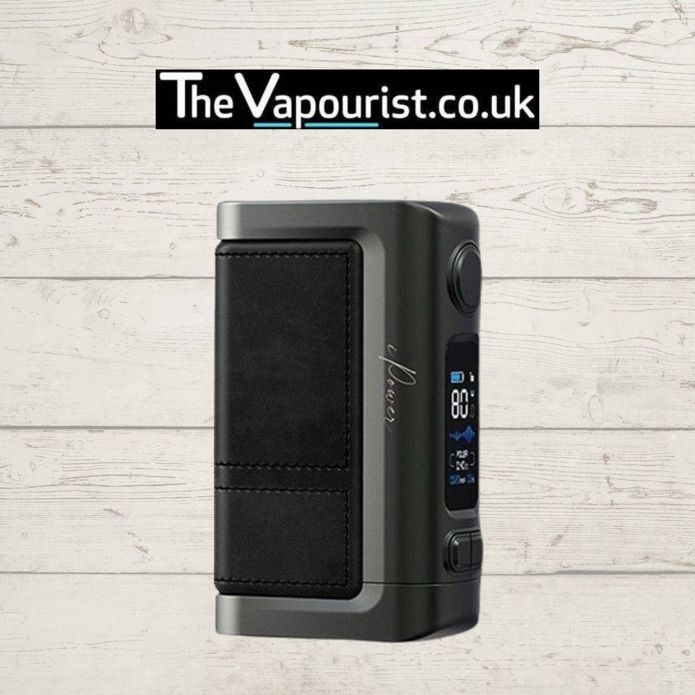 Eleaf iStick Power 2 Battery - 5000mAh built in Battery in black leather finish, compact 80W vape mod for reliable vaping performance.