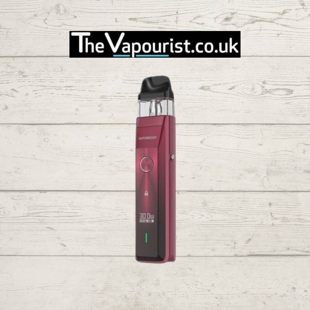 Vaporesso XROS Pro Pod Kit in red offers greater control and versatility for vapers. Sleek design ideal for advanced vaping performance.
