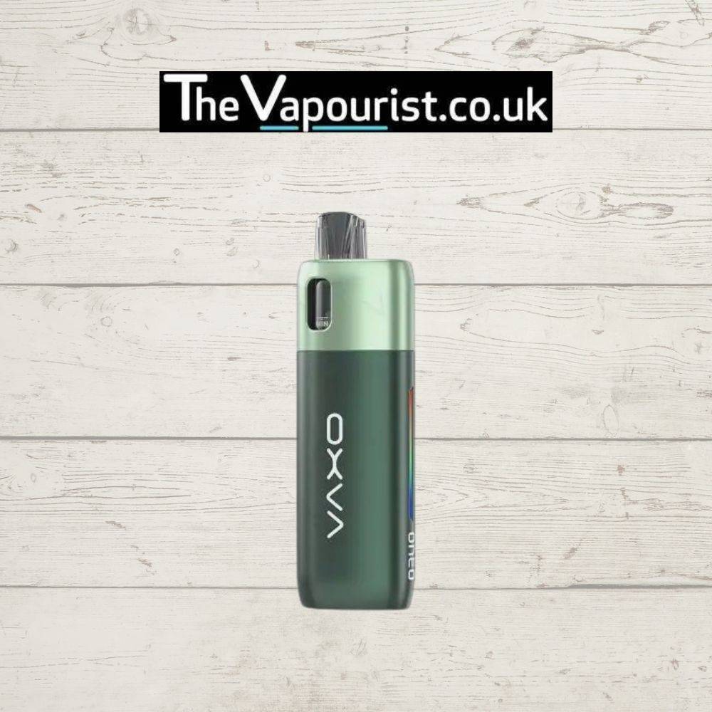 OXVA Oneo Pod Kit in green gradient finish, a compact and powerful vape device ideal for everyday use, available at TheVapourist.co.uk.