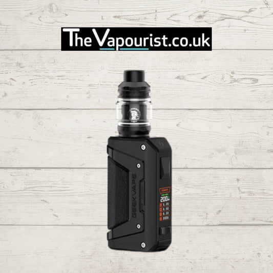GEEKVAPE Aegis Legend 2 L200 200W Kit in black with Zeus Tank, a high performance, durable vape kit for advanced vaping from The Vapourist.co.uk.