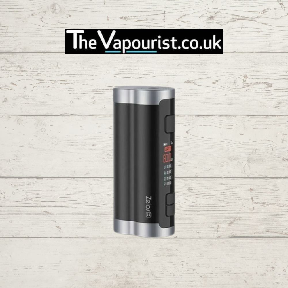 Aspire Zelos X battery Mod Black and Silver