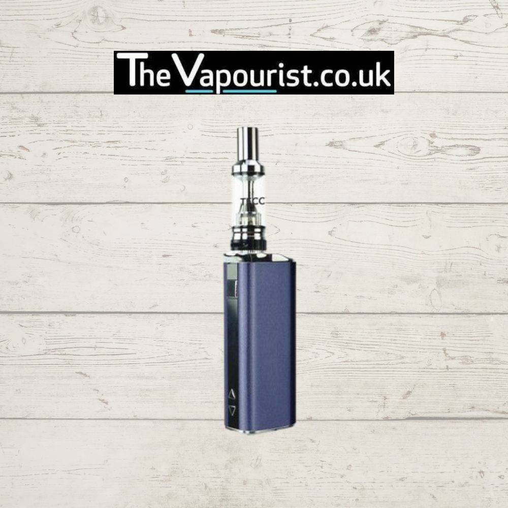 TECC Arc 5 Kit in blue with 2200mAh battery, user friendly vape device offering reliable performance, available at The Vapourist.co.uk.