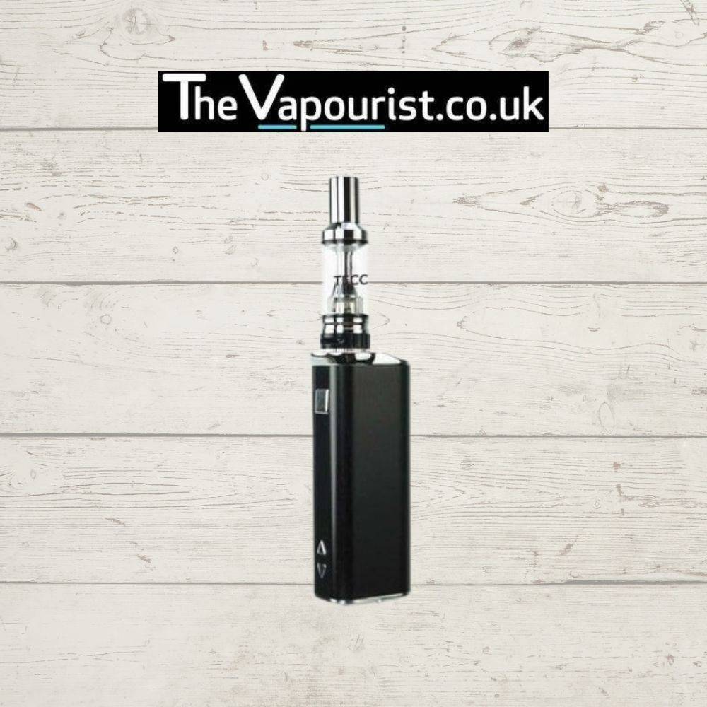 TECC Arc 5 Kit in black finish featuring 2200mAh battery, compact and easy-to-use vape device ideal for beginners and regular users.