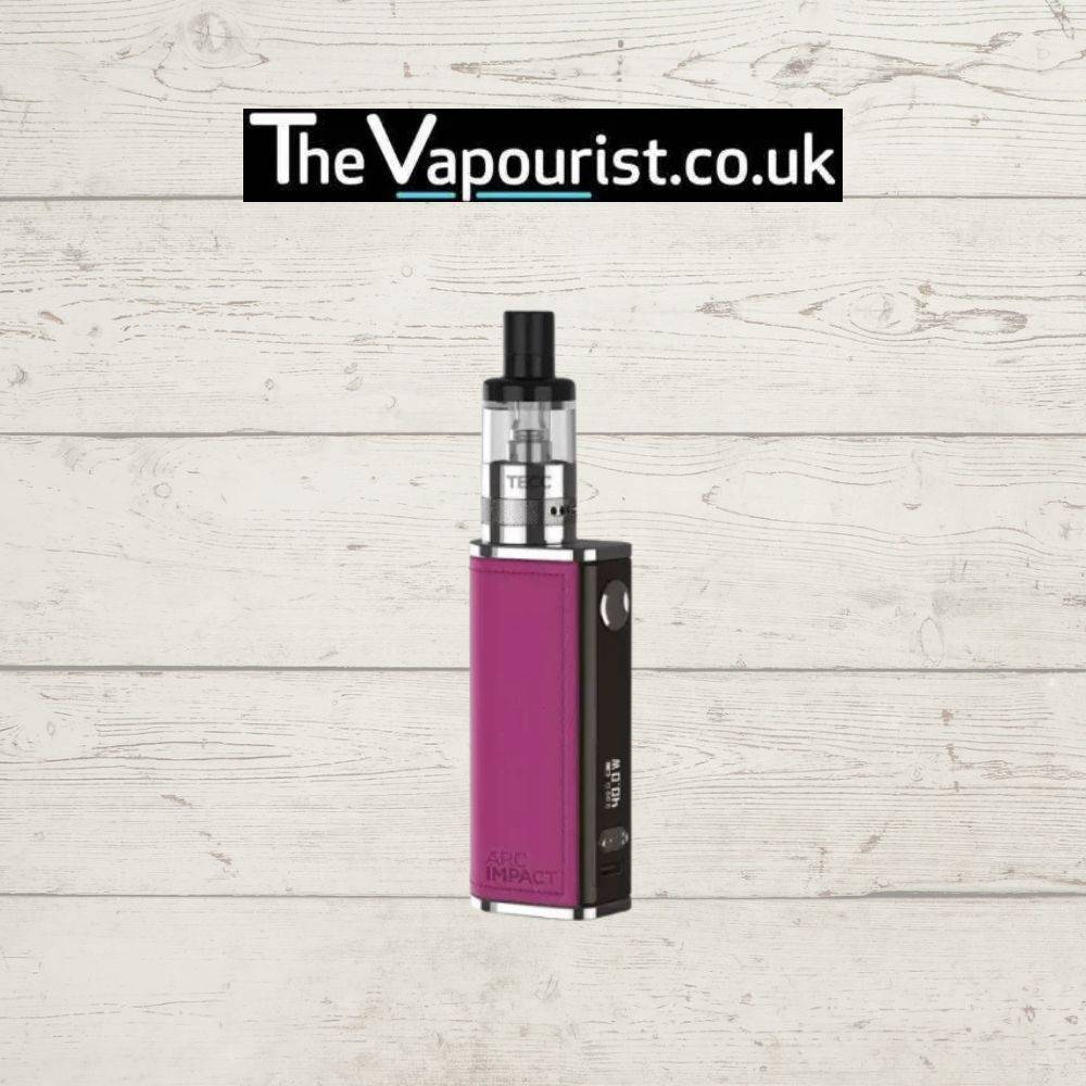 TECC Arc Impact Kit in magenta featuring advanced chipset, adjustable wattage, and sleek design for reliable vaping from The Vapourist.