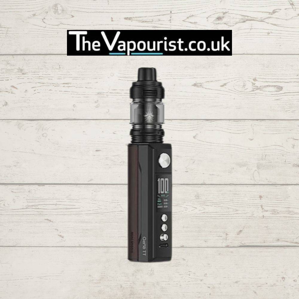 Voopoo M100S Kit - Vape Device in black finish featuring a digital display and durable design, perfect for versatile e-liquid vaping.