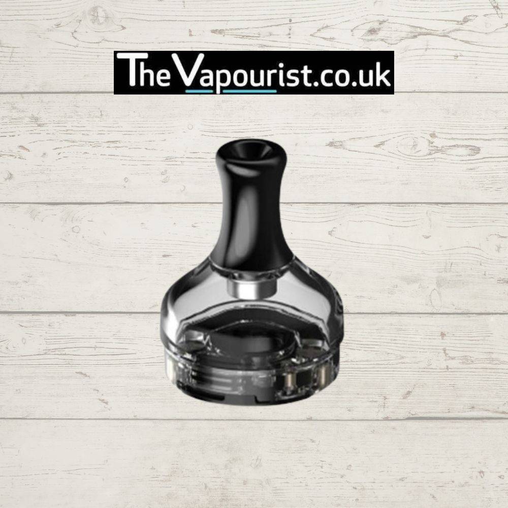 Voopoo PNP empty Pod - replacement vape pod with ergonomic black mouthpiece, compatible with Voopoo Drag and Argus series devices.