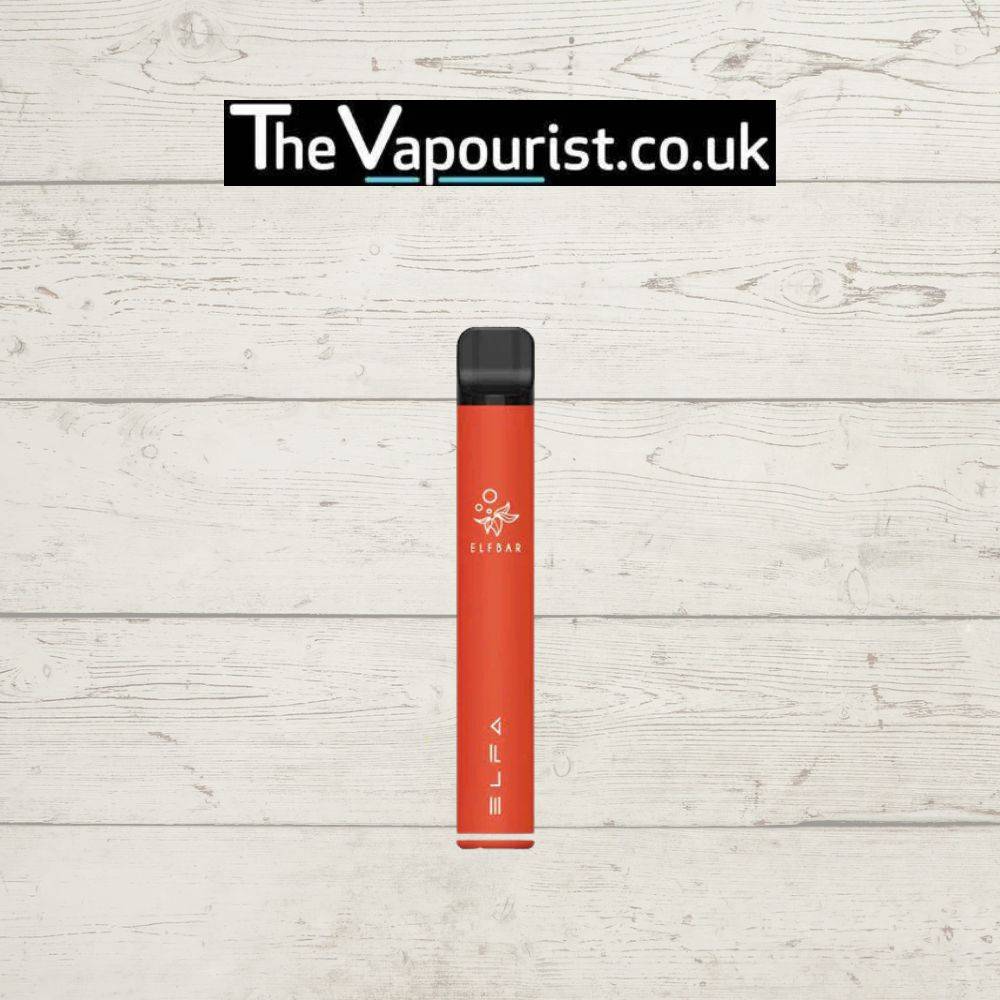 Red ELFBAR ELFA Pod Kit sleek, rechargeable vape system offering bold aesthetics and high-performance vaping in a compact form.