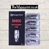 Kangertech SSOCC Coils 5 Pack for vaporizers, offering consistent vapour and rich flavour. Ideal replacement coils for smooth vaping experience.