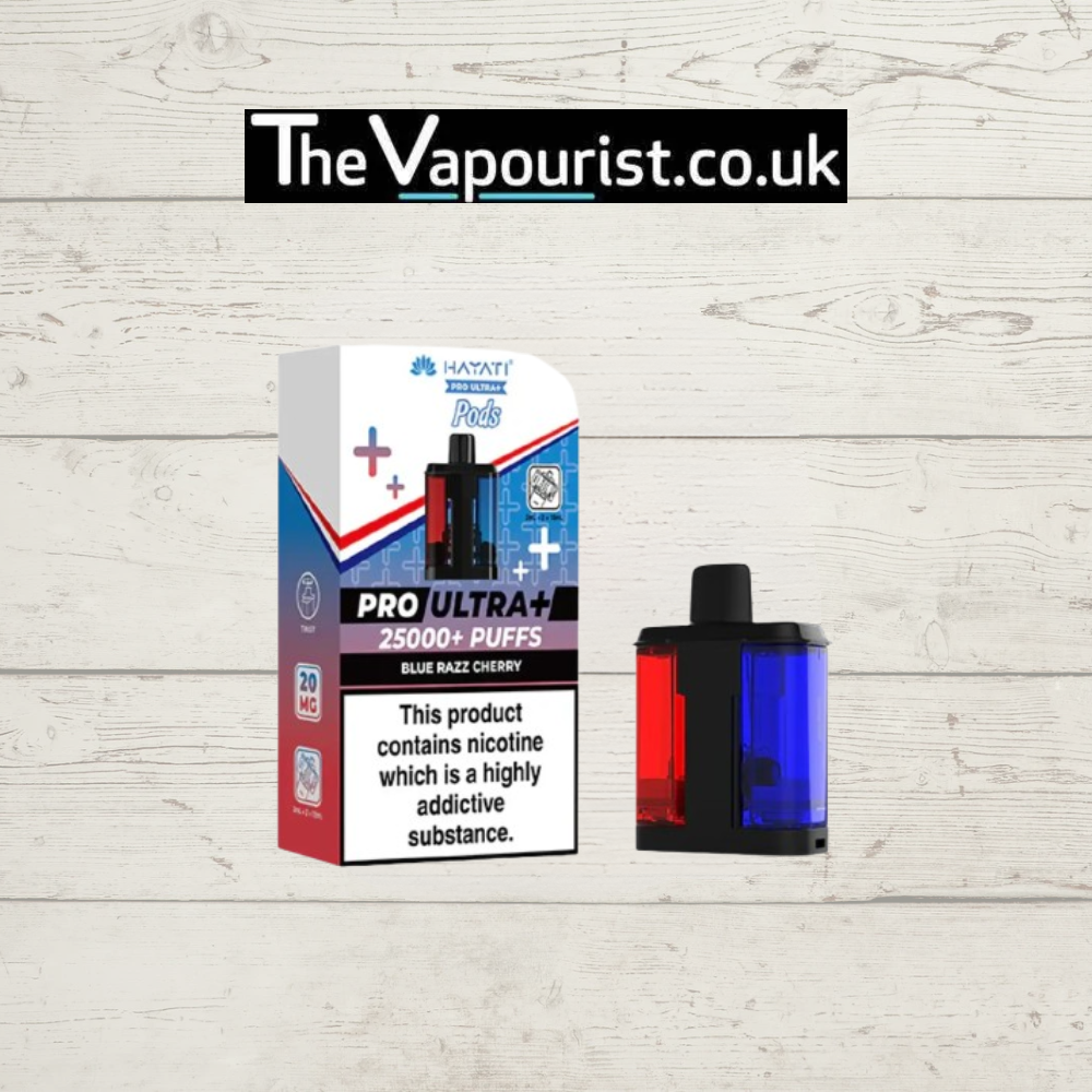Hayati Pro Ultra 25K Replacement Pods - Blue Razz Cherry
