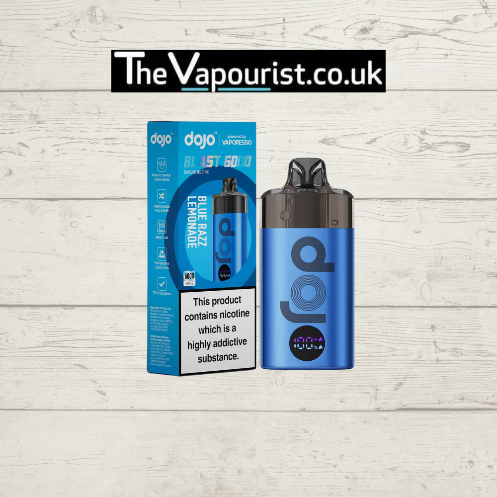 Vaporesso Dojo Blast 6000 Pre Filled Pod Kit Blue Razz Lemonade