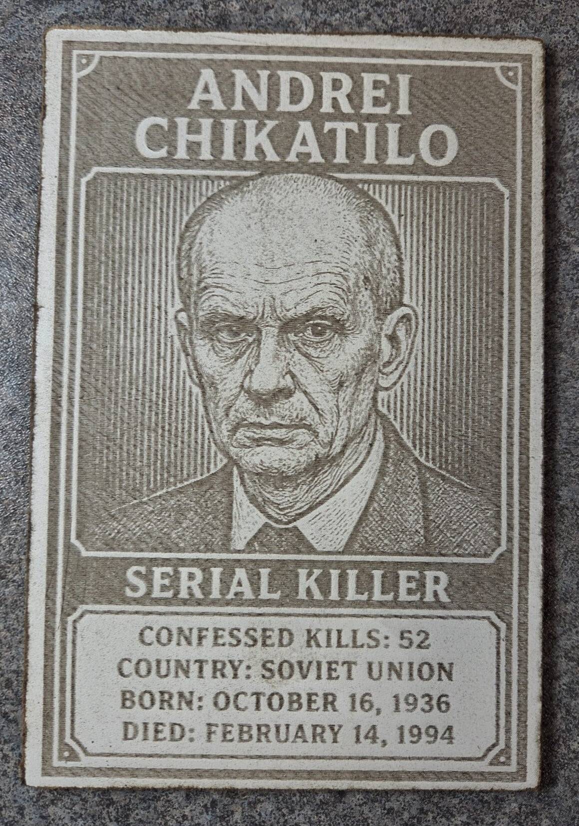 Degen Design Serial Killer Collector Card #6 – Andrei Chikatilo