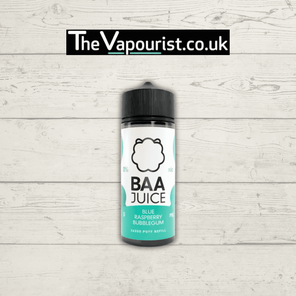 Baa Juice Blue Raspberry Bubblegum 100ml