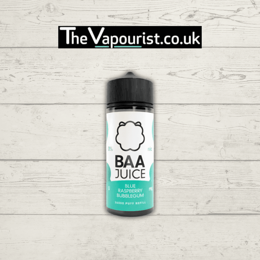 Baa Juice Blue Raspberry Bubblegum 100ml