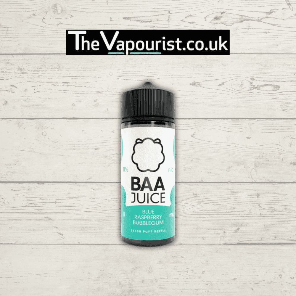 Baa Juice Blue Raspberry Bubblegum 100ml
