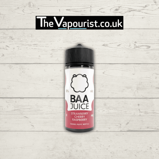 Baa Juice Strawberry Cherry Raspberry 100ml