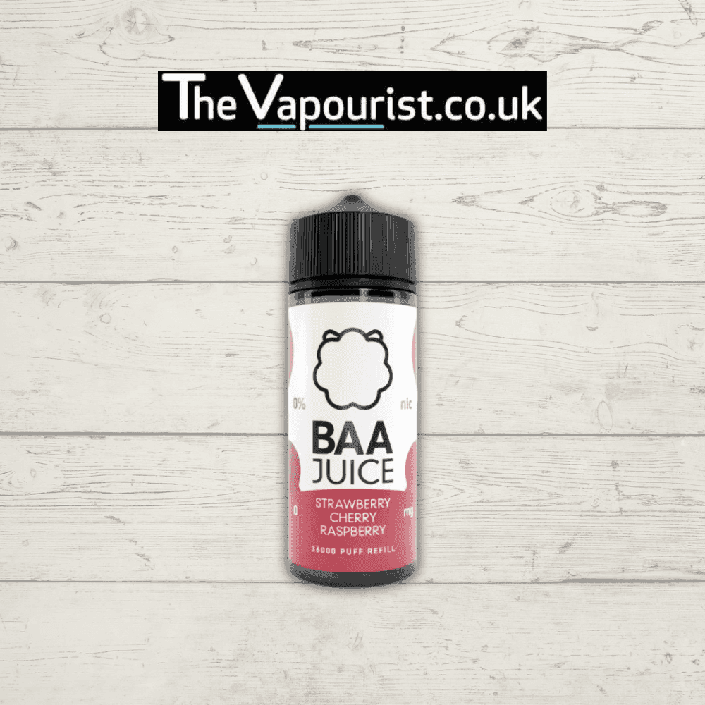 Baa Juice Strawberry Cherry Raspberry 100ml