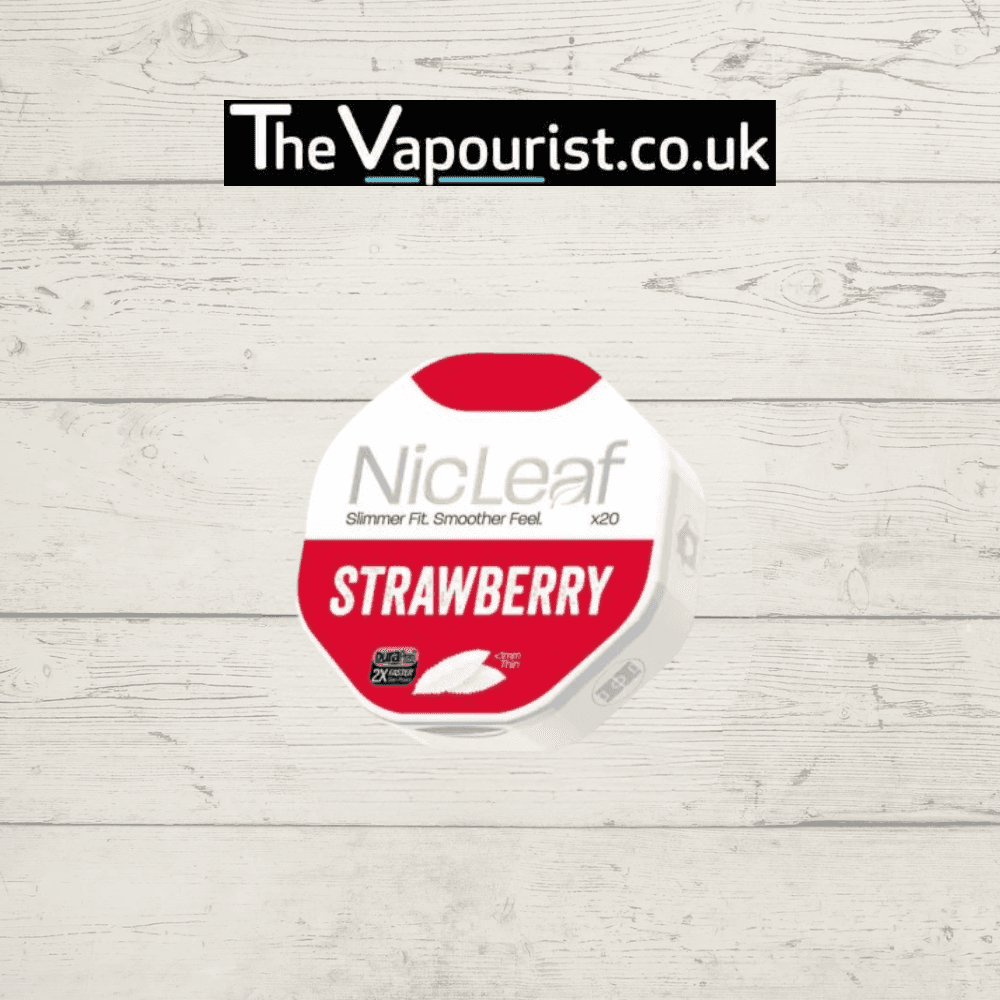 NicLeaf Strawberry Nicotine Pouches 6mg