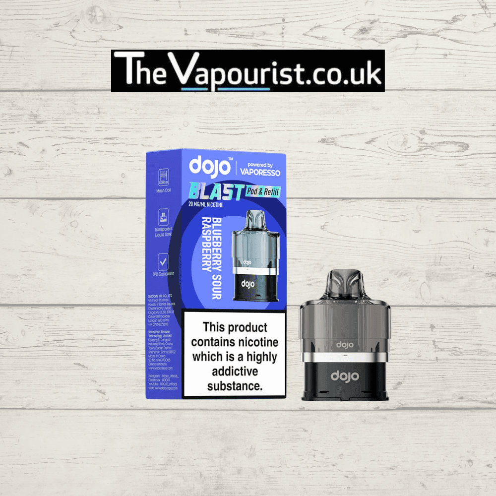 dojo blast pod blueberry sour raspberry