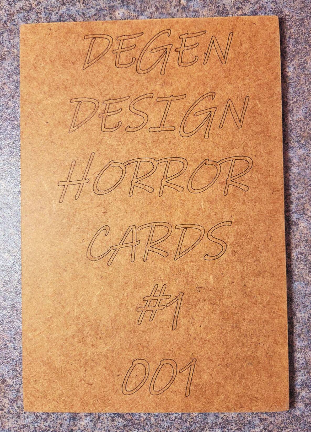 Degen Design Serial Killer Collector Card #1 Jeffrey Dahmer