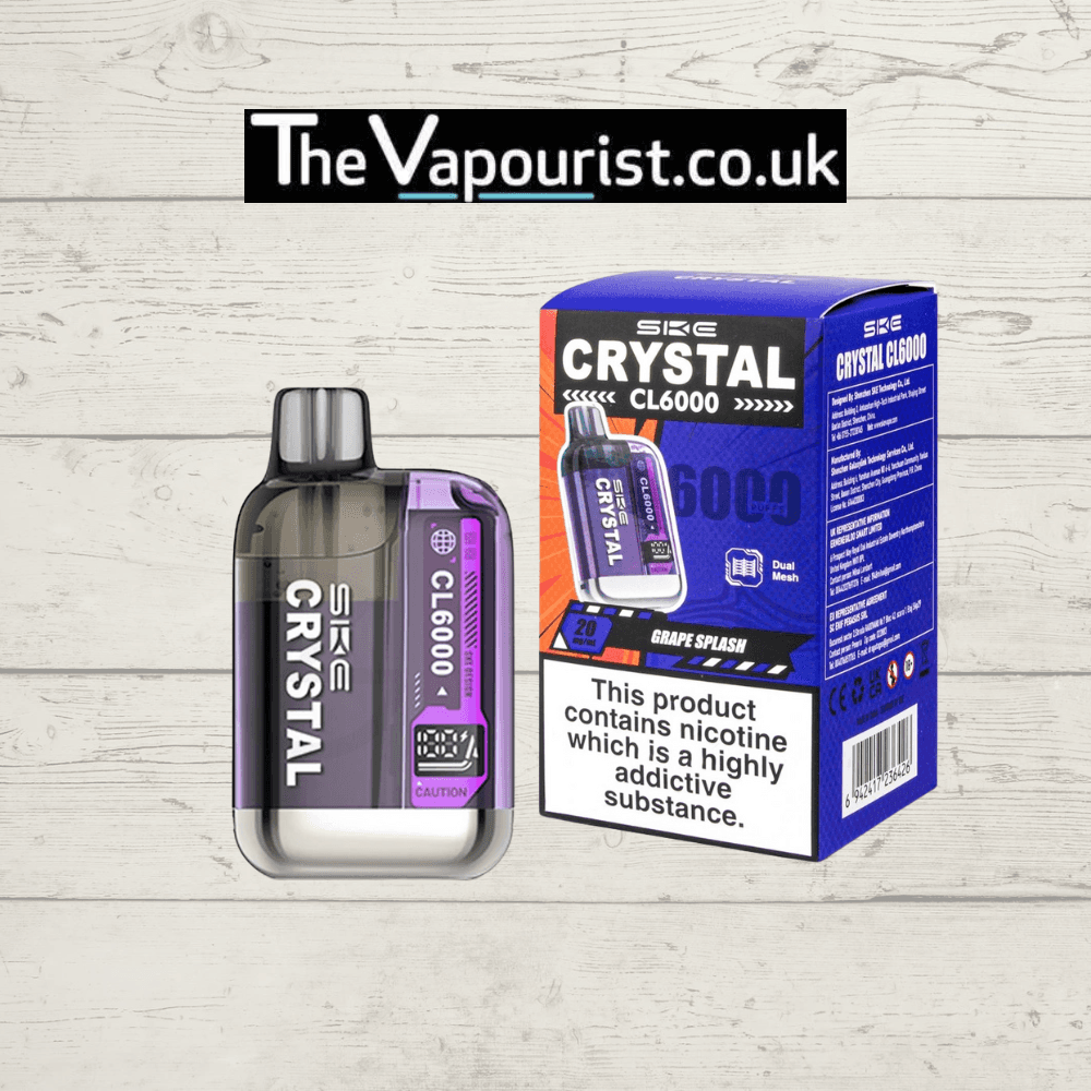 SKE Crystal CL6000 Pre Filled Pod Kit Grape Splash