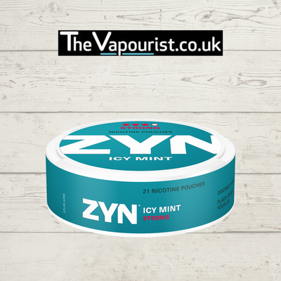 ZYN Icy Mint Strong nicotine pouches from TheVapourist.co.uk