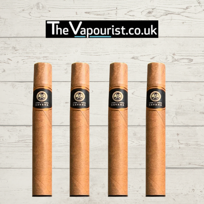 Premium disposable e-cigars by The Vapourist in classic Havana style