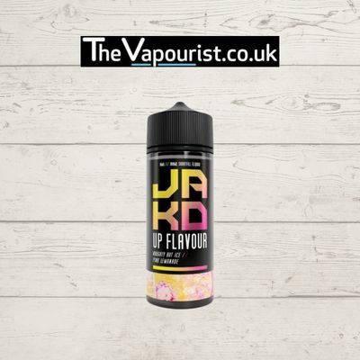 £15 JAKD Shortfill E-Liquid with vibrant fruity flavour design