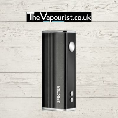 Sleek black Specter built-in battery mod by The Vapourist.