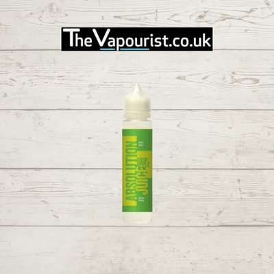 £5 Shortfill E-Liquid bottle by The Vapourist on wooden background